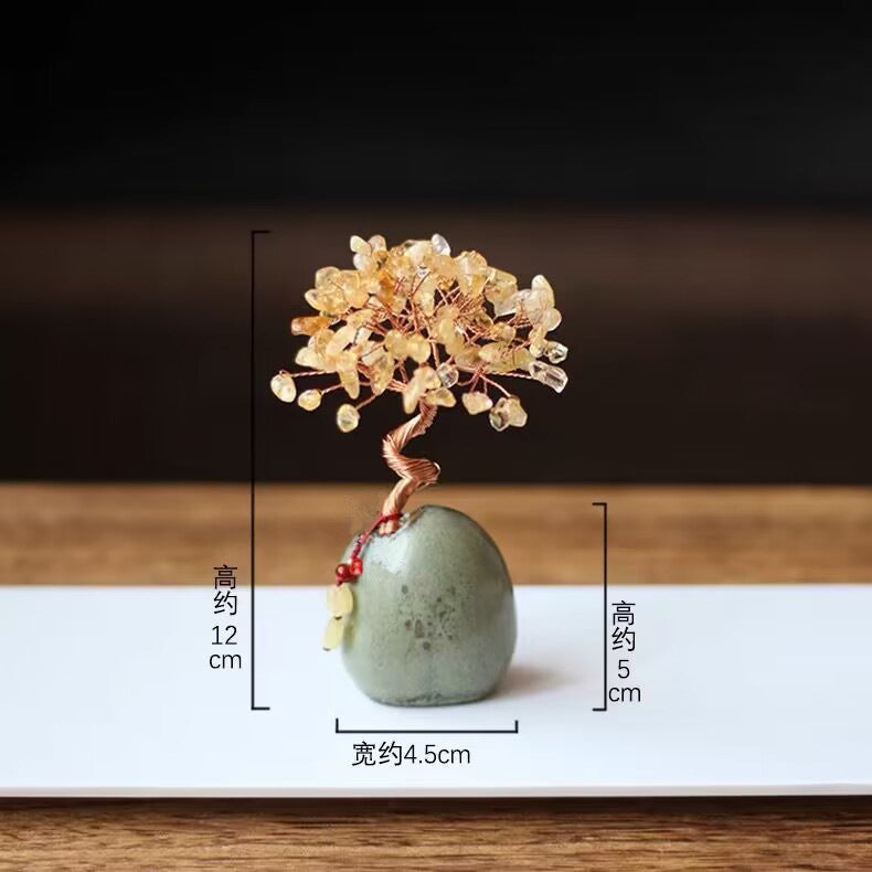 黃水晶發財樹