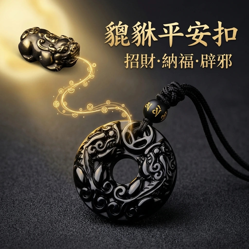 貔貅平安扣祈福吊墜